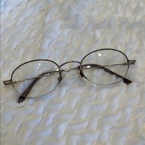 Classic gold  Oval Eyeglasses vintage